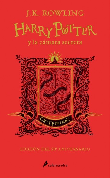 Harry Potter y la cámara secreta (20 aniversario Gryffindor). 