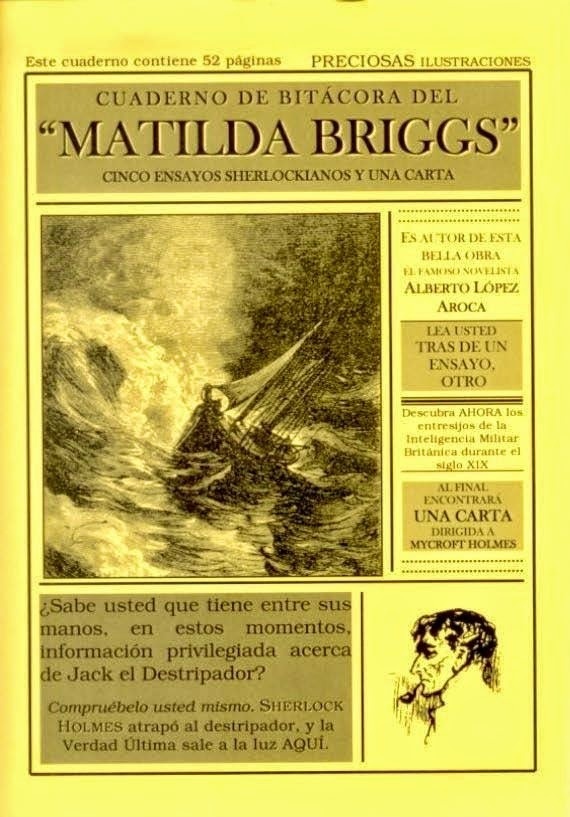 Cuaderno de bitácora del Matilda Briggs "Cinco ensayos sherlockianos y una carta". 