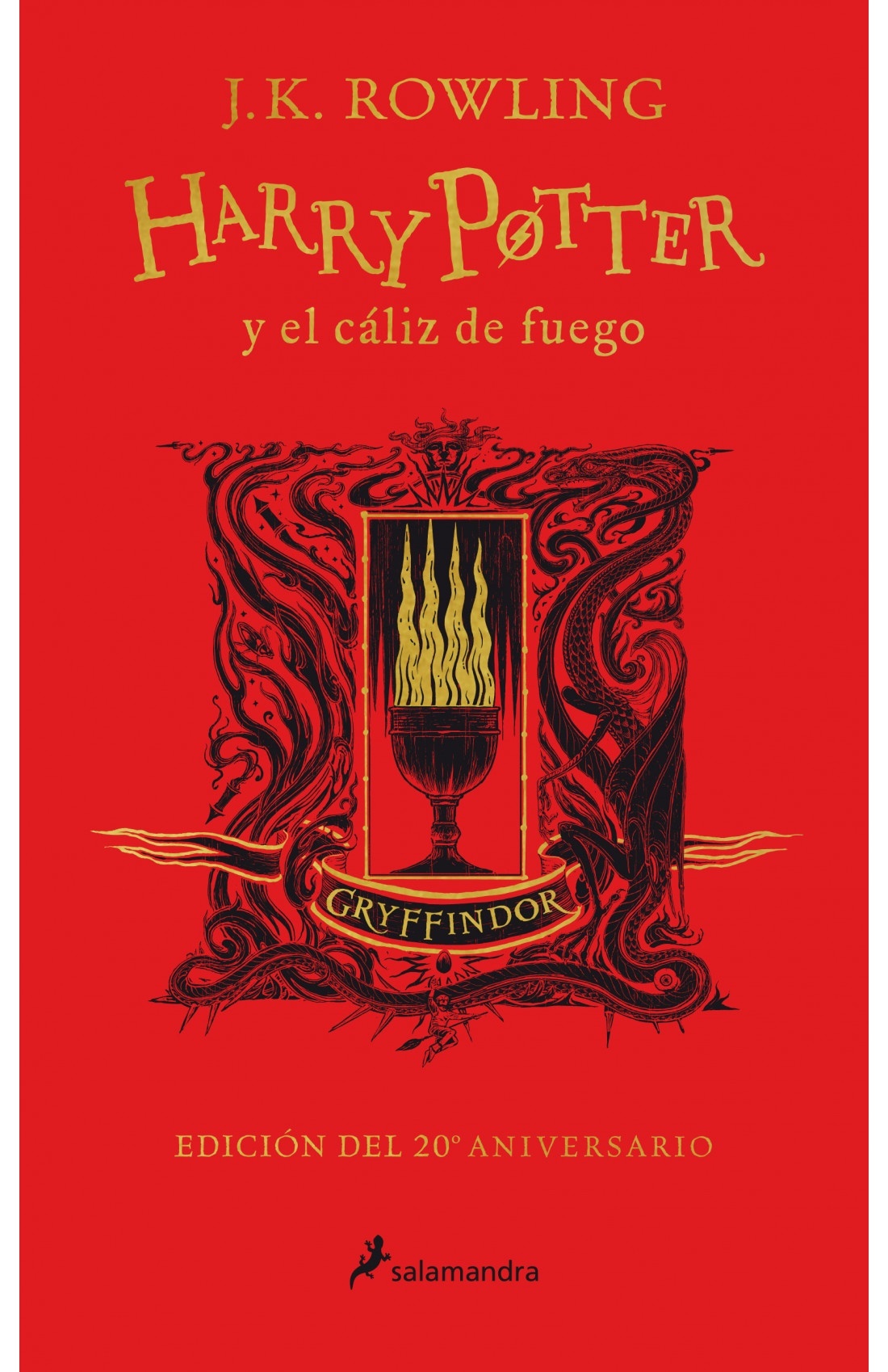 Harry Potter y el cáliz de fuego (20 aniversario Gryffindor). 