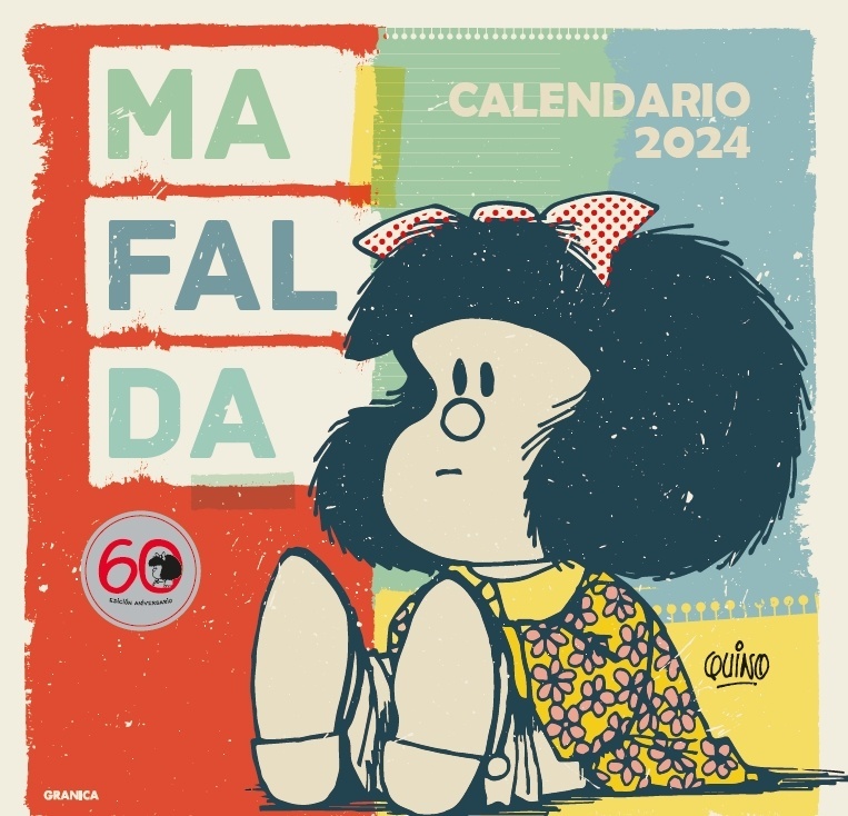 Mafalda 2024. Calendario de pared. 