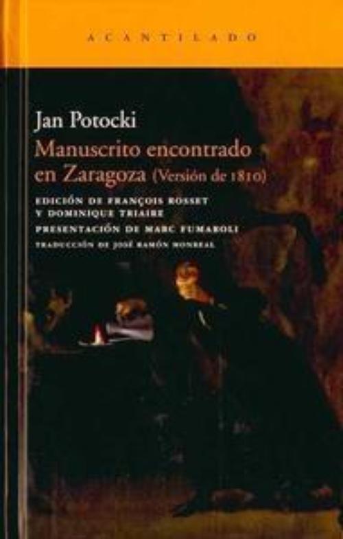 Manuscrito encontrado en Zaragoza.