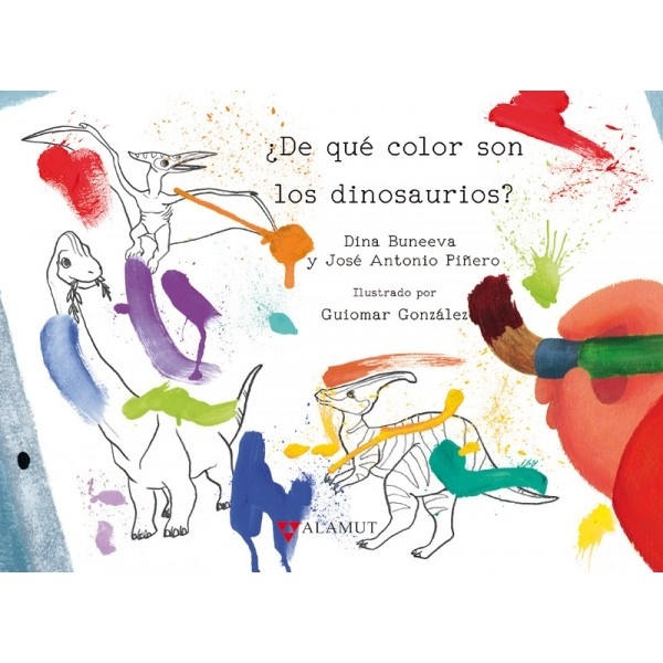 De qué color son los dinosaurios. 