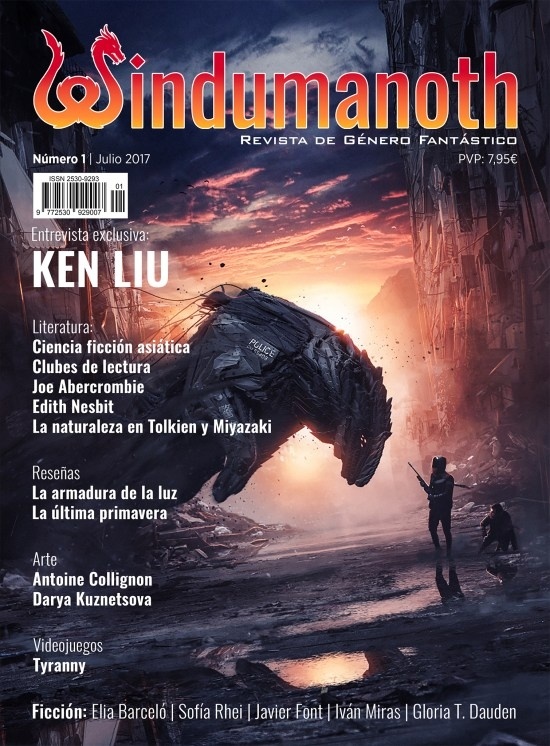 Windumanoth nº 1. Julio 2017 "Revista de género fantástico". Revista de género fantástico