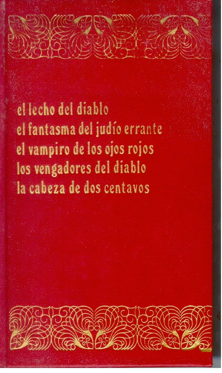 Harry Dickson IV "El lecho del diablo/El fantasma del judío errante/El vampiro de los ojos rojos/Los vengadores del diablo/La cabeza de dos centavos"