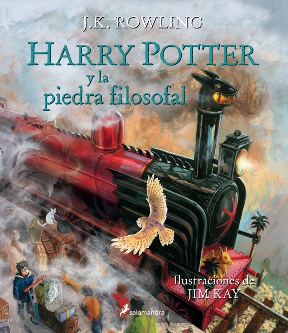 Harry Potter y la piedra filosofal (edición ilustrada). 