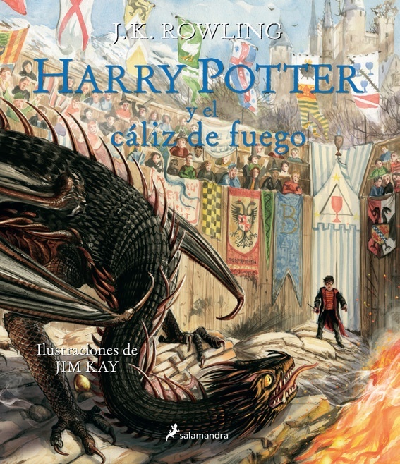 Harry Potter y el cáliz de fuego (edición ilustrada). 