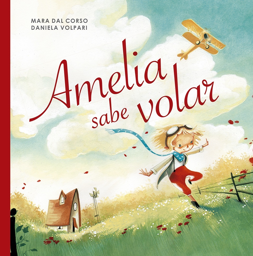 Amelia sabe volar. 