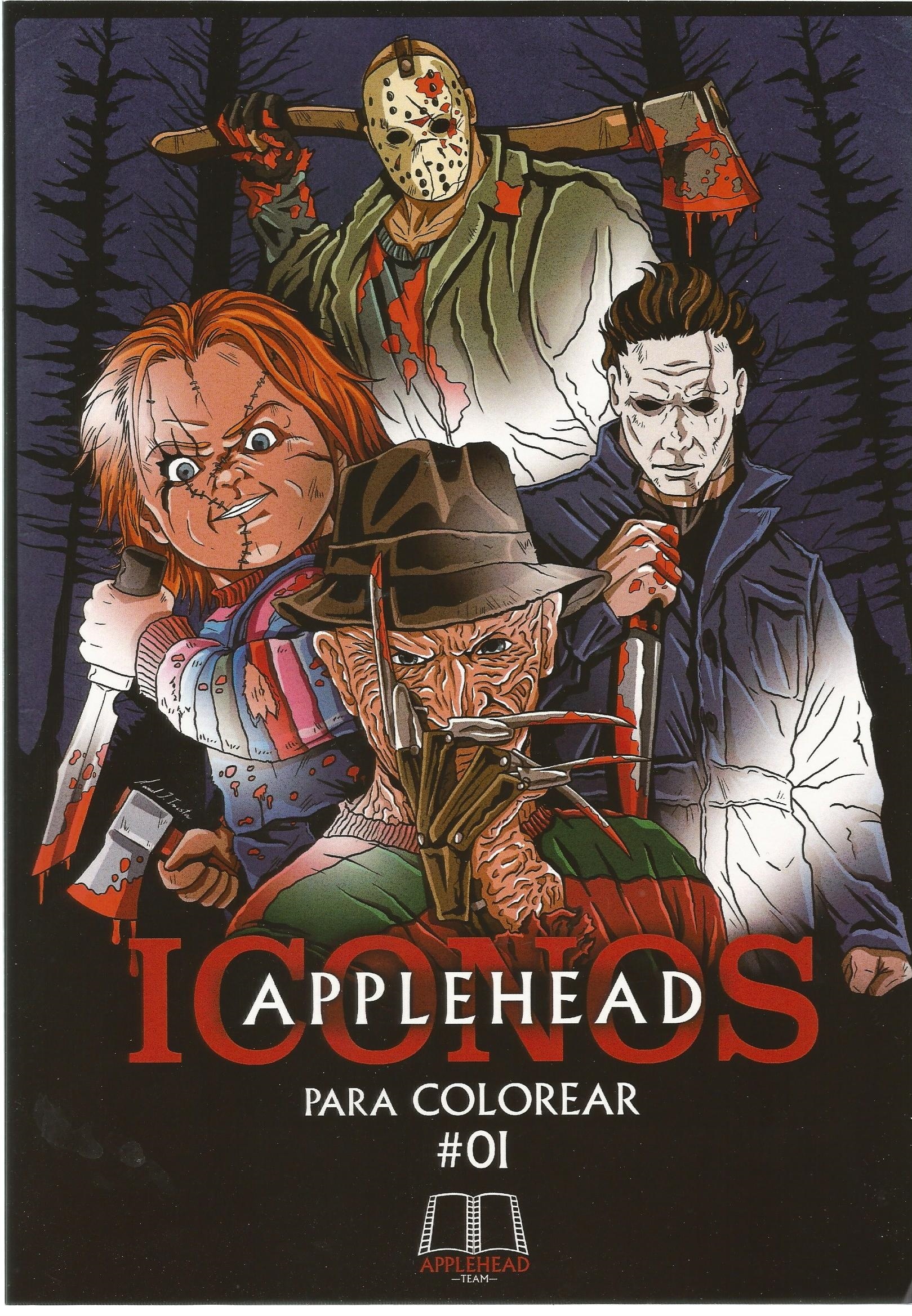 Iconos Applehead para colorear 01. 