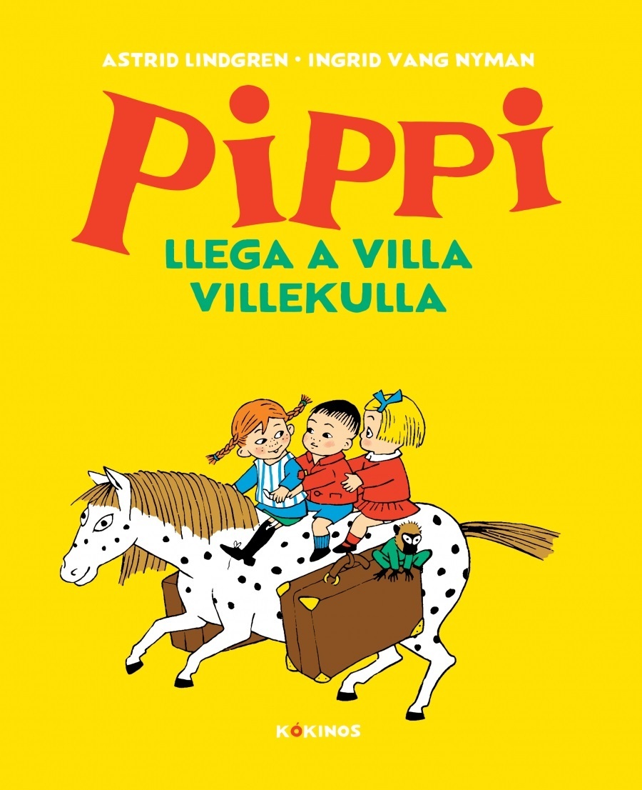 Pippi llega a Villa Villekulla. 