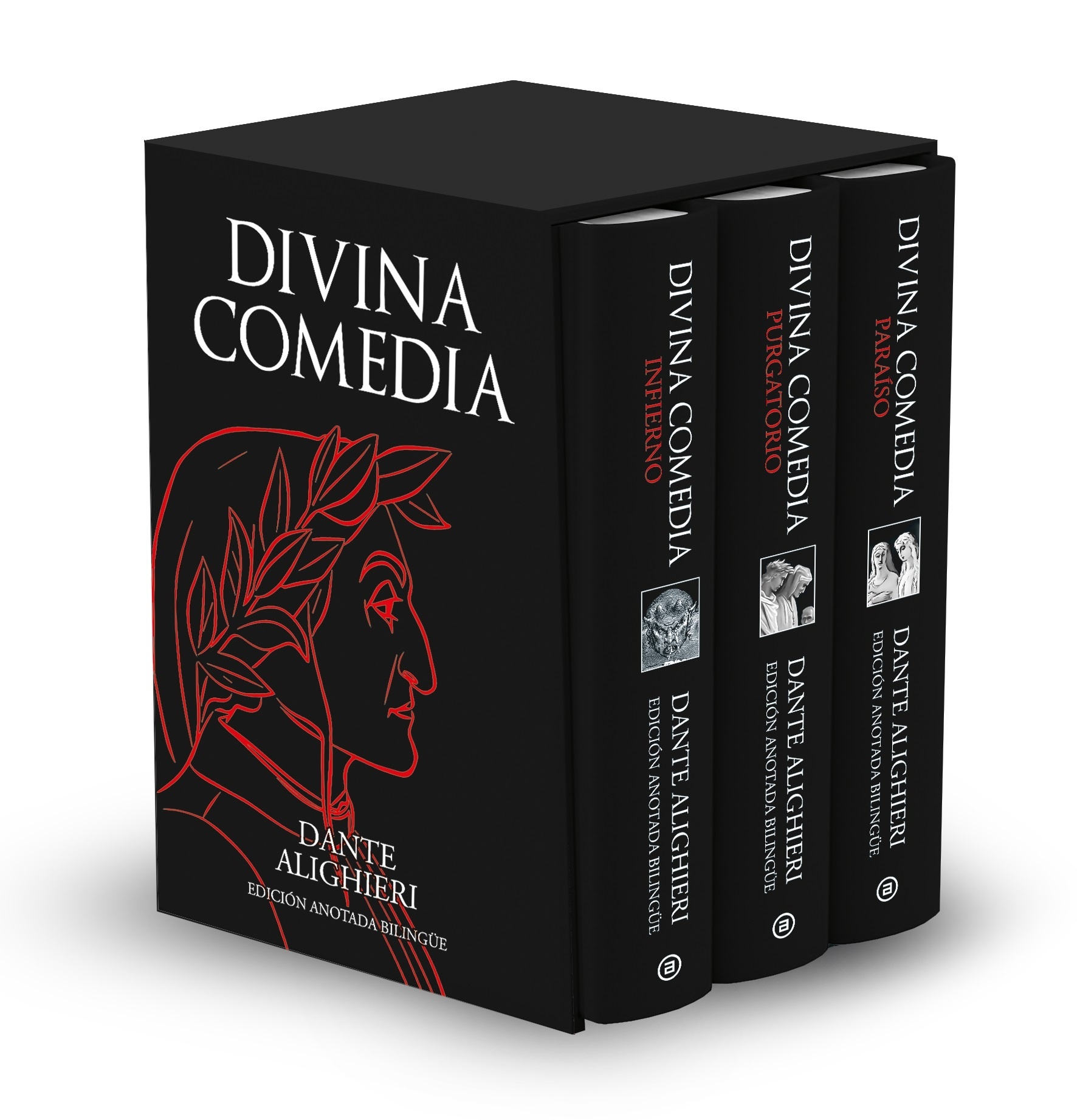 Divina Comedia. Obra completa (3 volúmenes) | Dante Alighieri: | Akal | 978-84-460-5149-7 Librería Estudio Escarlata