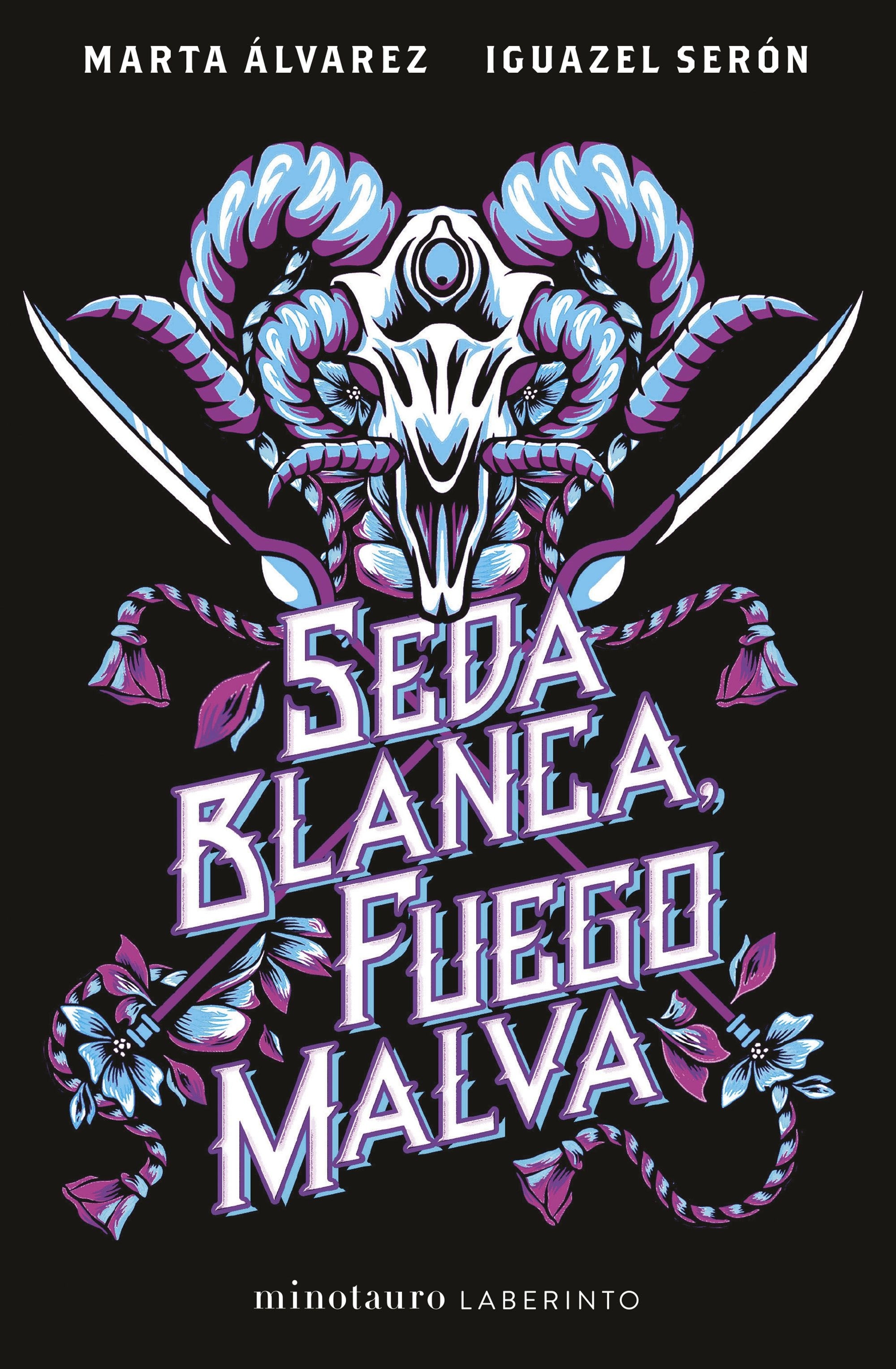 Seda blanca, fuego malva. 