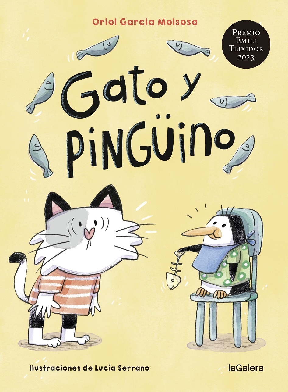 Gato y pingüino. 