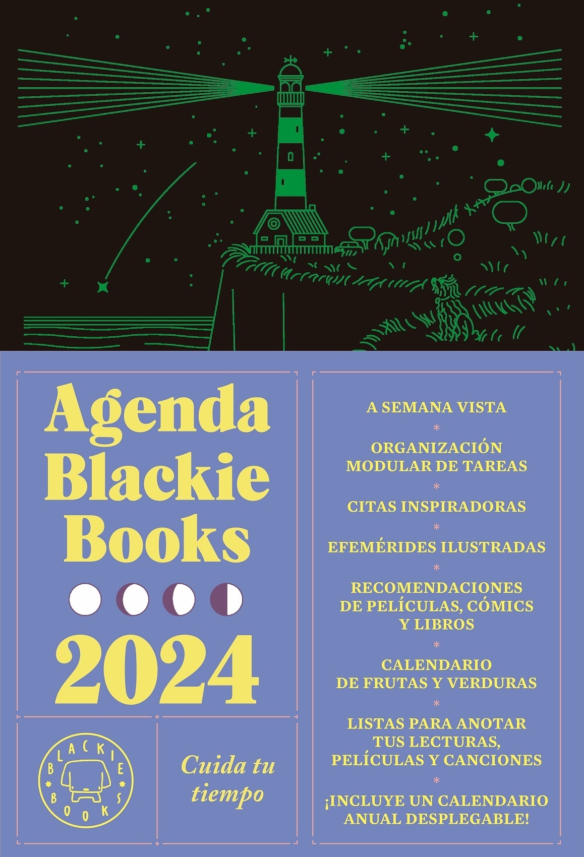 Agenda Blackie Books 2024 "Cuida tu tiempo".