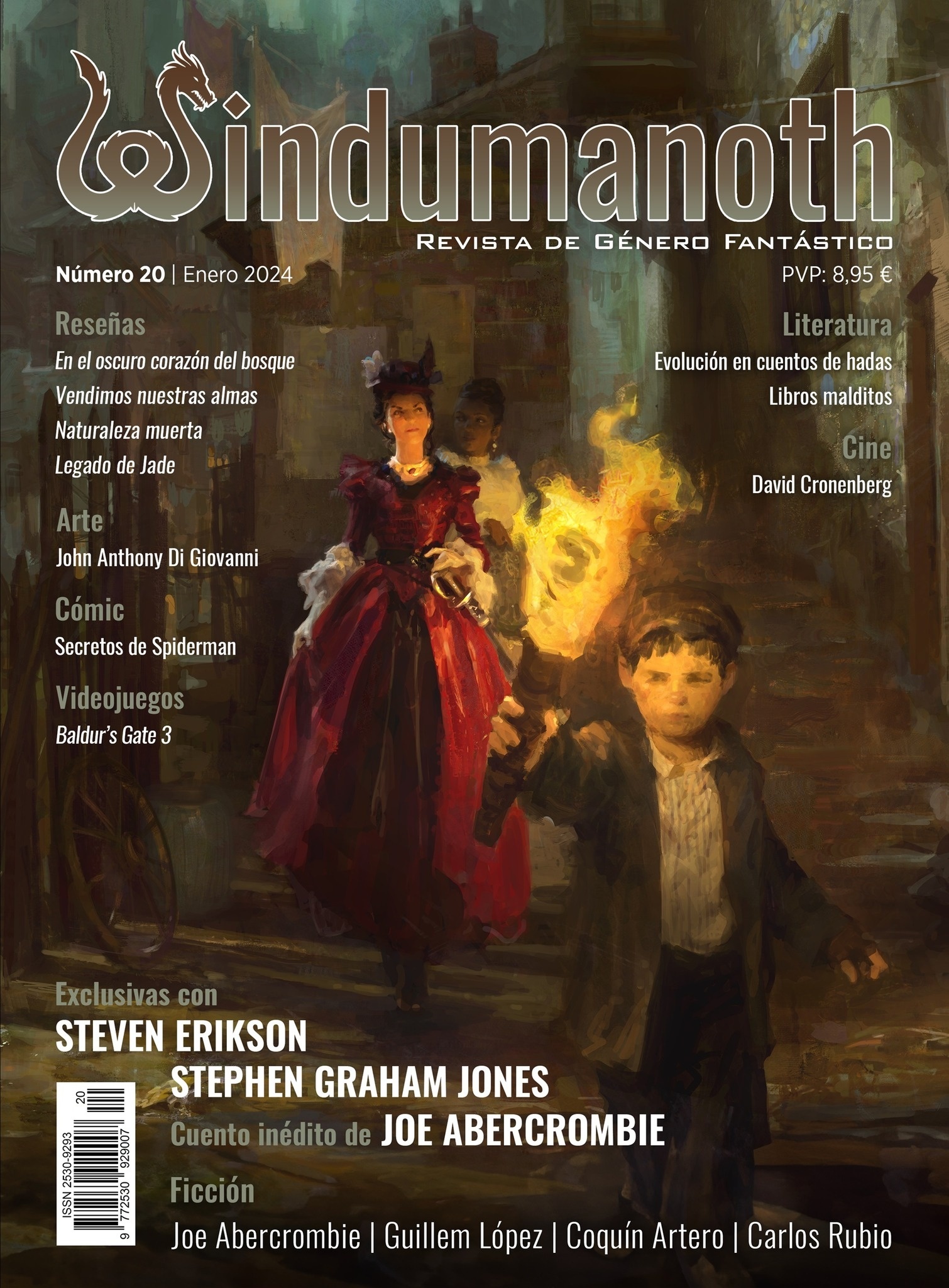 Windumanoth nº 20. Enero 2024 "Revista de género fantástico". 