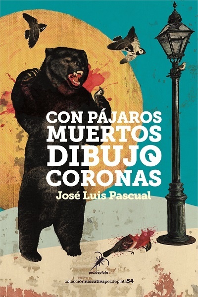 Con pájaros muertos dibujo coronas