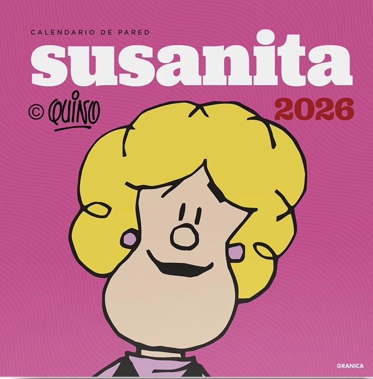 Calendario 2026 Mafalda de pared Susanita