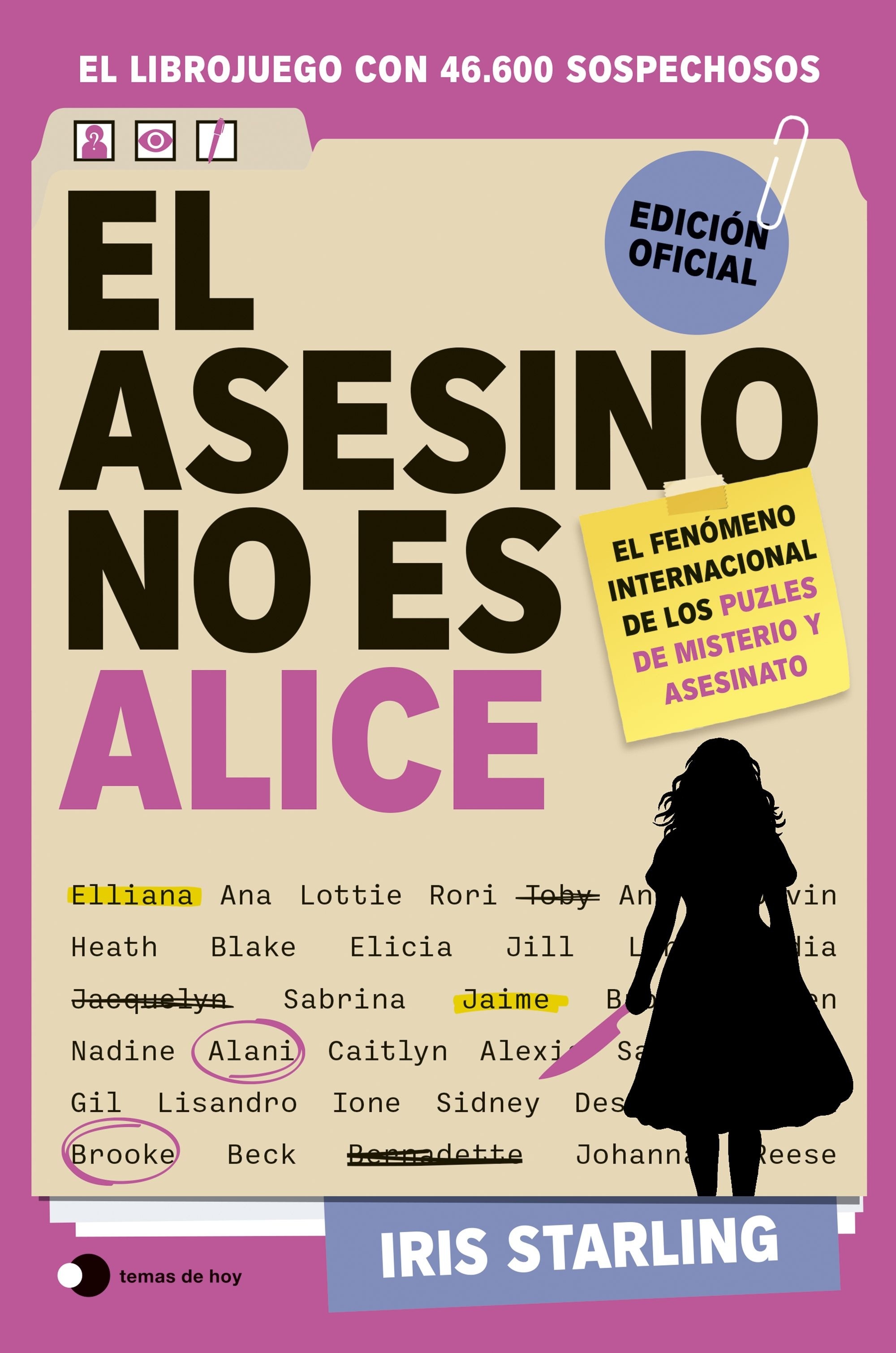 Asesino no es Alice, El 'El librojuego con más de 46.600 sospechosos'