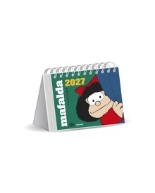 Calendario 2026 Mafalda escritorio verde